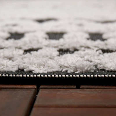 Outdoor Rug Global Charcoal - Opalhouse™ 6 Outdoor Rug Global Charcoal - Opalhouse™ - Image 4
