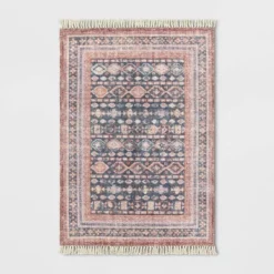Alexandra Floral Printed Border Persian Rug Blush - Opalhouse™ -Opalhouse Shop GUEST 13831d26 e9c0 4d66 95de 449574be25e7