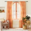 1pc Sheer Ophelia Printed Burnout Window Curtain Panel Orange - Opalhouse™ Designed With Jungalow™ -Opalhouse Shop GUEST 1403018d 86ae 4f43 bdb8 a45381091bf1