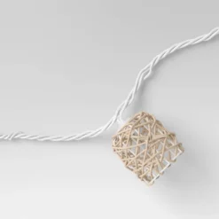 10ct Incandescent Mini Lights With Wrapped Rattan Hoods Brown - Opalhouse™ -Opalhouse Shop GUEST 1611eebf 7bfb 46d6 95fc 5806cce0b33e