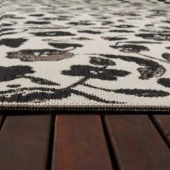 Floral Outdoor Rug Black - Opalhouse™ -Opalhouse Shop GUEST 2794d941 44a7 42ac 82ac 0ab33b9558f1