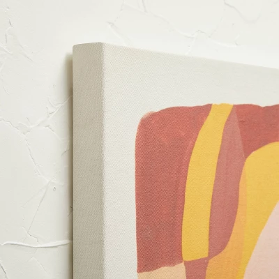 24" X 30" Floral Abstract Unframed Wall Canvas Pink - Opalhouse™ Designed With Jungalow™ 3 24" X 30" Floral Abstract Unframed Wall Canvas Pink - Opalhouse™ Designed With Jungalow™ - Image 2