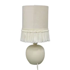 Small Table Lamp With Fringe Shade Off-White (Includes LED Light Bulb) - Opalhouse™ Designed With Jungalow™ -Opalhouse Shop GUEST 6a5a28fb 40e2 4ccf aad5 699d151bc234