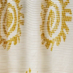 1pc 50"x84" Light Filtering Jacquard Curtain Panel Gold - Opalhouse™ Designed With Jungalow™ -Opalhouse Shop GUEST 914fca59 4940 4a38 977a d369d522b944