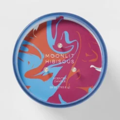 28oz Glass Moonlit Hibiscus Candle Light Blue - Opalhouse™ -Opalhouse Shop GUEST 9562dc6d 4e42 481c 91d9 1f68f9f8ac72