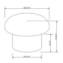 Maddalena Mushroom Stool - Opalhouse™ Designed With Jungalow™ -Opalhouse Shop GUEST c2878331 038a 4ac5 ad14 266eb978ce44