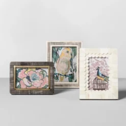 5" X 7" Scratched Bone Photo Frame Light Brown - Opalhouse™ -Opalhouse Shop GUEST d208eaa2 2cc2 41d8 828d 4840fa5472f7