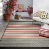 7' X 10' Outdoor Rug Multi Stripe Global Pink - Opalhouse™ -Opalhouse Shop GUEST f08e9c0e e904 452b ae49 a2fe1880ad63