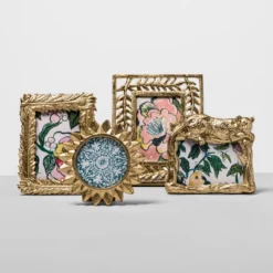 4" X 4" Cast Sunburst Frame Gold - Opalhouse™ -Opalhouse Shop GUEST fd37b239 5c24 4dd7 9ffd e03c865a7260